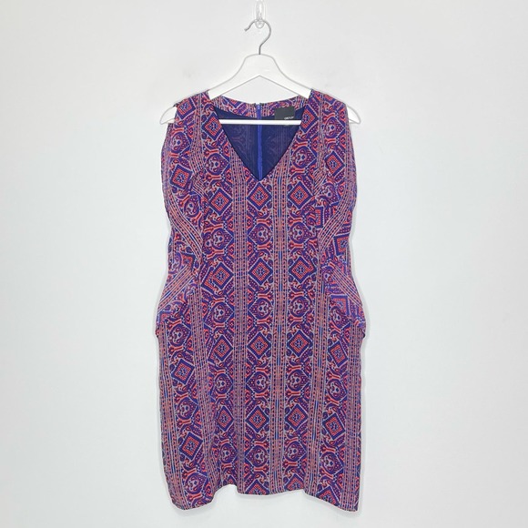 GREYLIN | Tricia Tribal Print Shift Dress | XS - Picture 3 of 7